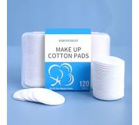 Round Cotton Pads for Face 120 Count, ISHOWBEST Boxed Makeup Remover Cotton Pad, 100% Pure & Natural Facial Cleansing Round Pads, Hypoallergenic, Lint-Free