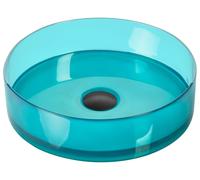 Round Countertop Basin 360 mm Turquoise TOLOSA