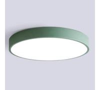 Round Creative Ceiling Lamp Household Personalized Flat Lights Colorful Elegant Ceiling Lighting Fixtures Eye Protection Bright Panel Lights for Living Room Bedroom Foyer Hallway (Green 50cm)