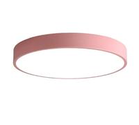Round Creative Ceiling Lamp Household Personalized Flat Lights Colorful Elegant Ceiling Lighting Fixtures Eye Protection Bright Panel Lights For Living Room Bedroom Foyer Hallway (50cm)