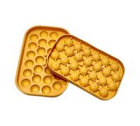 Round Cube Container - Twenty-Six Slots, Simple Extraction Durable Cooling Press, Spherical Sculpture Tub | Beverage Tool for Espresso Liquors