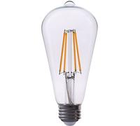 Round Cube Filament LED Bulb 3.2V Solar Lamp Post Light 3200 Kelvin Warm White and 6500 Kelvin Pure White Light 2 Colours in One Bulb