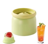 Round Cubes Mold - 6 Cavity Large Sphere Maker, Reusable Round Tray | Easy Release Ball Mold, Cube Maker for Juice Beverage Whiskey Coffee Drinking Kitchen Parties Bar Camp