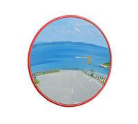 Round Curved Safety Mirror,Wall Mounted Convex Mirror,160° Wide Angle View,PC Soft Mirror Finish for Garage Home Parking Factory(30cm)