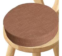 Round cushion 16x2 inch/40x5 cm memory foam, thickened design, with concealed zipper, washable, suitable for stools made of wood or metal.