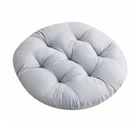 Round Cushion,40 x 40cm Breathable Seat Pad - Cozy Seating Pad for Home Decor,Soft Pink Round Cushion for Office Kitchen Dining Garden Living Room Bedroom Floor (Gray)