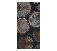 Round Cut Wood Beach Towels Extra Large, Quick Dry Absorbent Multipurpose, Oversized Beach Towel, Sand Free Foldable Lightweight, Travel Towel, For Beach Pool Camping Travel Vacation, 63x31.5 in