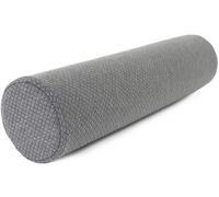 Round Cylinder Pillow for Sleeping - 10x50 20x70cm Comfortable & Soft Cylindrical Bolster with Zipper Washable Cover - Lumbar, Neck, Leg Support Pillow for Bed, Couch, Yoga(Grey,15x70cm/6x27in)