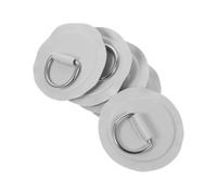 Round D-Loop Pads for Kayak Equipment Setup, 5 Piece 3.14in Attachment Loop Set for Outdoor Use and Cord Routing D Pad Attachment Outdoor Tie Down Cable Routing Kayak Accessory Camping Light Item