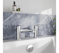 Round Deck Mounted Bath Filler Tap - Chrome - Balterley