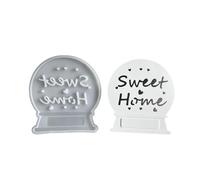 Round Decorative Moulds Silicone Molds Flexible Handmade Moulds Hand-Making Supplies Holder for Crafting Creative Round Lamp Mold