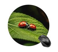 Round Deer Hunting Season Mouse Pad Non-Slip Rubber Base Waterproof Mouse Mat Travel Portable Gaming Mousepad for Office Work Home Computer Laptop Personalized Accessory