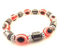 Round Designs Evil Eye Red Bracelet Hamsa
