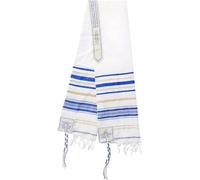 Round Designs Messianic Menorah Tallit Prayer Shawl Tzitzit Jewish Christian Scarf Man Woman