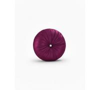 Round Diamante Cushion Sparkly Crystal Embellished Glam Filled Cushion Purple One Size