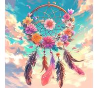 Round Diamond Painting Kits for Adults, Diamond Art Kits for Adults Beginners, 5D Full Drill Paint with Diamonds Pictures, Round Dimond Crystal Gem Art for Home Wall Decor 27.56x27.56in 853