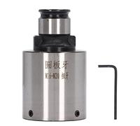 Round Die Chuck 30mm | Carbon Steel Threading Die for GT24 M16 M20 | Male Thread Collet for Tapping/Drilling/Milling Machines | 90mm Large Depth with Hex Wrench (Fine Thread)