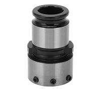 Round Die Chuck 31mm Outer Round Die Chuck, Round Die Collet Diameter Carbon Steel Firm Clamping Lathe Tool Round Die Tapping Collet Thread Die Tapping Chuck for Tapping