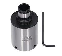 Round Die Chuck GT24 M22 M24, Carbon Steel Threading Die Collet, 30mm Outer Diameter for Lathe Tools, Fast Change Die Chuck with Hex Wrench for Tapping Drilling Milli (Fine Thread)