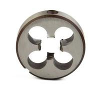 Round Die Fine Grinding Alloy, HSS Left Hand Metric Thread Cutting Dies Pack of 11 M3 to M20 Tools for Metalworking(M6x1)