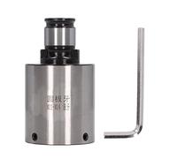 Round Die Tapping Chuck, 31mm OD Carbon Steel Tapping Collet with Oxidation Resistance, Quick - Change Round Die Holder for Tapping Machines, Drilling Mills & Pneumatic (Fine Thread)