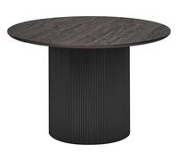 Round Dining Table 120 cm Black SHEHO