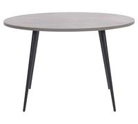 Beliani Dining Table Odeon Grey Concrete Effect 120 Cm 120 Cm
