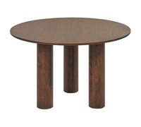 Round Dining Table 120 cm Dark Wood ORIN