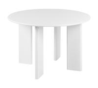 Round Dining Table 120 cm White COSMO