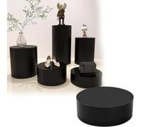 Round Display Pedestal Stand for Display Mannequin, Cylinder Display Riser - 180 Lb Loading, Wedding/Clothing Shop Base for Bridal/Shoe/Bags Platform
