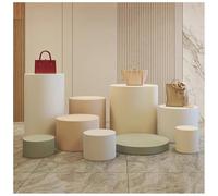 Round Display Pedestal Stand for Mannequins, Figures, and Shoe Collections, Ideal for Bridal Shops, Event Decor, and Air Conditioner Elevation