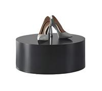 Round Display Pedestal Stand,Mannequin Standing Platform,Clothing Store Decorative Base Bracket,Load Capacity 200kg(Black,60x15cm/23.6x6in)