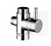 Round Diverter Valve with Lever - for Exposed Showers Arms