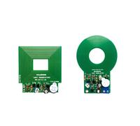 (Round) DIY Metal Detector Electronic Production Kit Adjustable Sensitivity Monitoring Range 5cm