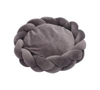Round Dog Bed - 15.7 Inches Round | Cuddly Cat Dog - Chunky Knitted Heat Cushion Soft Handmade Bed for Small Medium Pets Sleeping Rest
