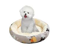 Round Dog Cat Bed - Warm and Comfortable Pet Bed | Cosy and Washable Nest for Indoor Cats and Puppies | Soft and Soft Bed, Ideal for Small Dog or Cat