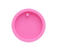 Round Dog Hanging Tag UV Crystal Epoxy Mold Listed Pendant Silicone Jewelry Casting Tool Silicone Molds Jewelry Making