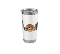 Round Dog Shield Sword Funny Drog Internet Meme 2026 RPG Stainless Steel Insulated Tumbler