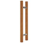 Round Door Handle Wooden Stuff,Paired Sliding Barn Handles,Push-Pull Handle handrail for Store Bank Hotel Kitchen Door,M