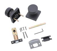 Round Door Knobs Knobset Zincs Alloy Rotation Round Door Knobset Handle Shaped Nonlocking Doorknob Easy to Use Zinc Alloy Rotation Handle for Entrance Passages