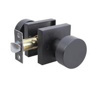 Round Door Knobs Knobset Zincs Alloy Rotation Round Door Knobset Handle Shaped Nonlocking Doorknob Easy to Use Zinc Alloy Rotation Handle for Entrance Passages