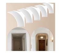 Round Doorway Arch Kit, Pre-Curved Foam Molding for DIY Interior Trim, Half Circle Drywall Form for Doorways and Openings, Easy Installation