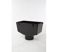 Round Downpipe Hopper Head Large Black 110mm | RL140B