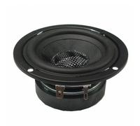 Round Driver with Fiberglass Cone and Rubber Surround | Rubber Surround, Damping Adhesive on Cone Back, Purpose-Built Role in Three-Way Woofer Enclosure Projects