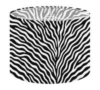 Round Drum Light Shade Seamless Zebra Skin Abstract Hand Drawn Art Wild Leopard Animal Tiger Large Lampshades for Ceiling Lights Table Floor Lamps Easy Assembly Replacement Lamp Shades Spider Fitter