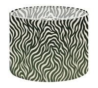 Round Drum Light Shade Zebra Print Animal Skin Tiger Stripes Abstract line Fabric Amazing Large Lampshades for Ceiling Lights Table Floor Lamps Easy Assembly Replacement Lamp Shades Spider Fitter