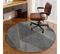 Round Drum Rug Gaming Chair MatMultiPurpose Floor Protector for Hard Floors Ideal Office & Home Chair MatDurable NonSlip 100CM Diameter
