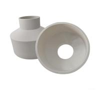 Round Ducting Reducer 150mmto100mm,Leak-Proof for Extractor Fan Cooker Hood