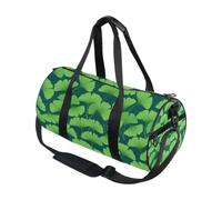 Round Duffel Sports Bag Lightweight with Inner Pocket Gym Bag for Men Women Duffle Bag for Travel Sports Gingko Leaves Starry Night