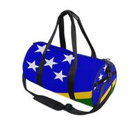 Round Duffel Sports Bag Lightweight with Inner Pocket Gym Bag for Men Women Duffle Bag for Travel Sports National Flag Of Solomon Islands